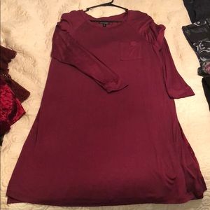 Red holiday dress